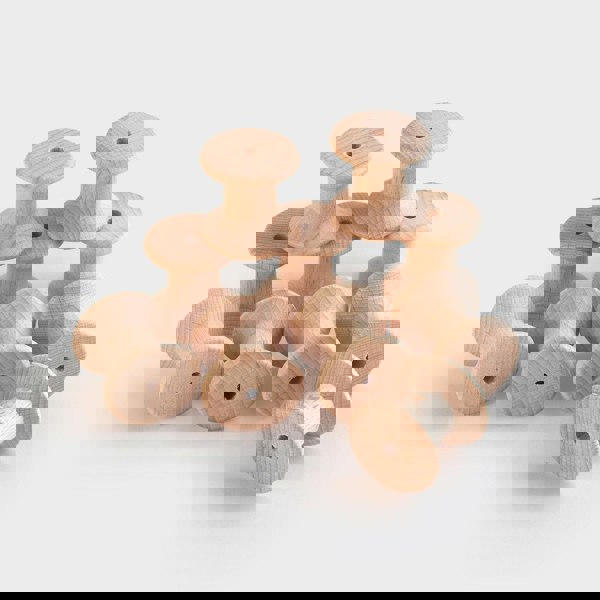 tickit Natural Wooden Spools