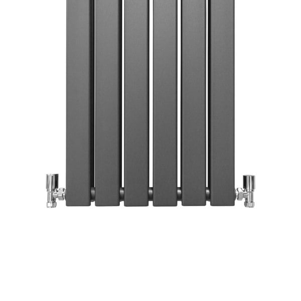 Designer Flat Panel Radiator - Anthracite Grey (1600mm x 420mm)