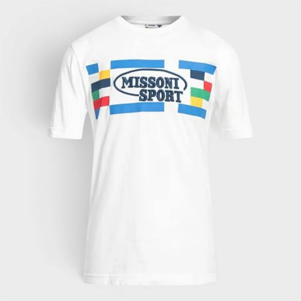 Missoni Logo Print T-Shirt White