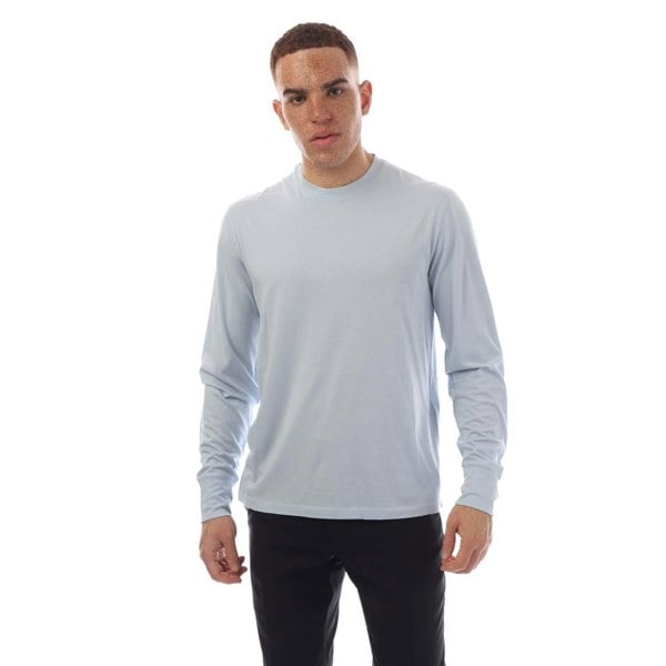 Tom Ford Mens Cotton Long-Sleeved T-Shirt - Light Blue