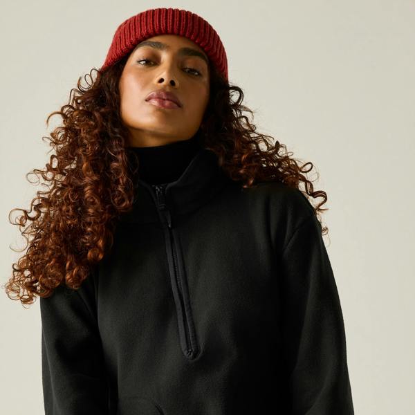 Regatta Womens/Ladies Frankie Half Zip Fleece - Black - 