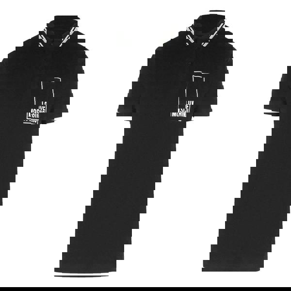 Moschino Love Moschino Box Logo Black Polo Shirt