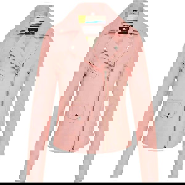 Leather Company Women's Real Leather Brando Style Biker Jacket