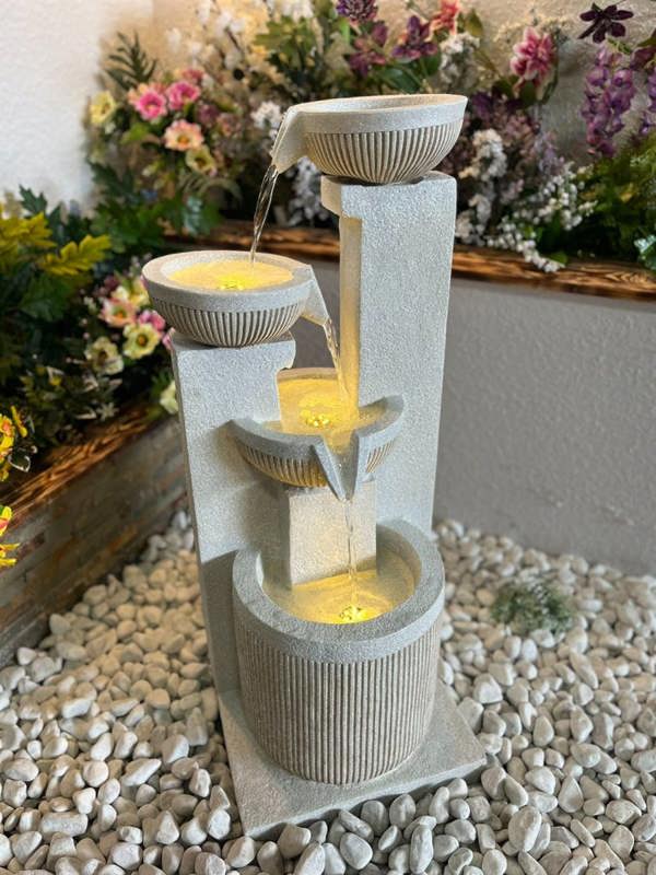 Tranquillity Water Features Diablo Pour Contemporary Water Feature