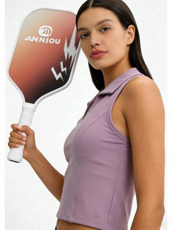 Anniou Sleeveless Pickleball Polo Top