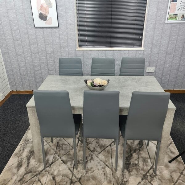 Kosy Koala Dining Table Set with 6 Chairs Dining Room and Kitchen table set of 6
