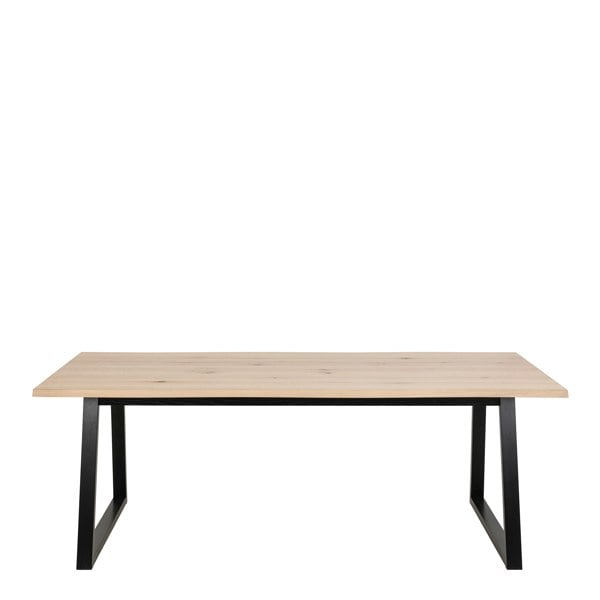Furniture To Go Malika Dining Table in White Oak and Black
