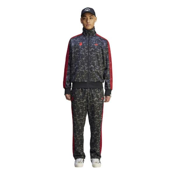 Adidas Mens Firebird Bape Jogging Bottoms - Black - 