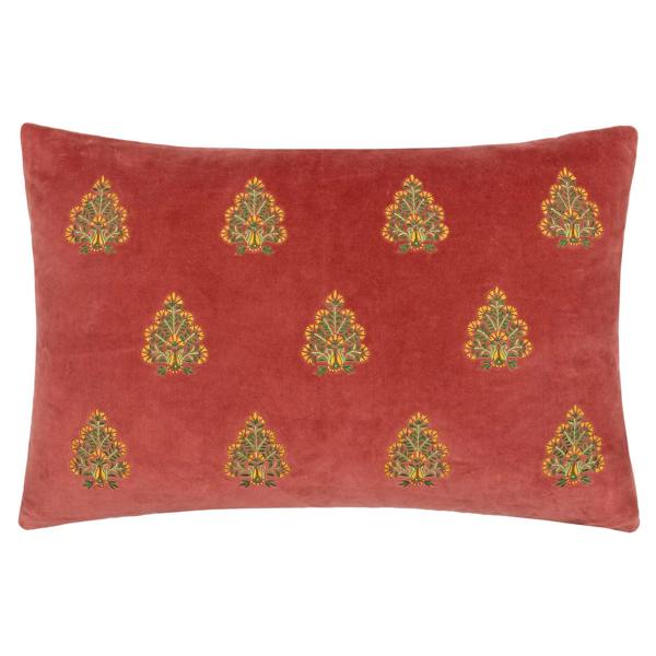 Paoletti Rennes Embroidered Cushion Cover - Regal Blue - 