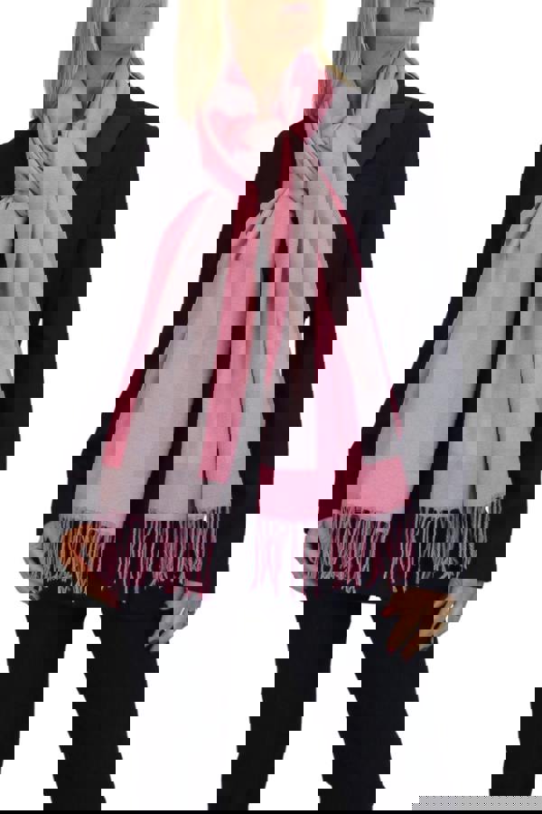 Paulo Due Oversized Wool Blend Pashmina Shawl Scarf