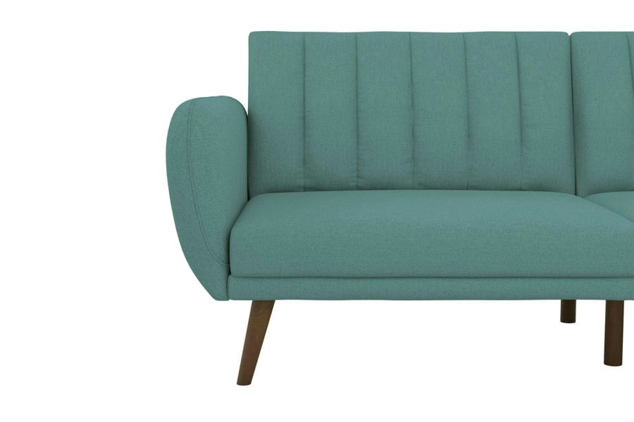 Dorel Home Brittany Sofa Bed in Light Blue fabric