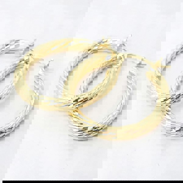 Twisted Gold Plated Round Minimalist Stylish Hoops