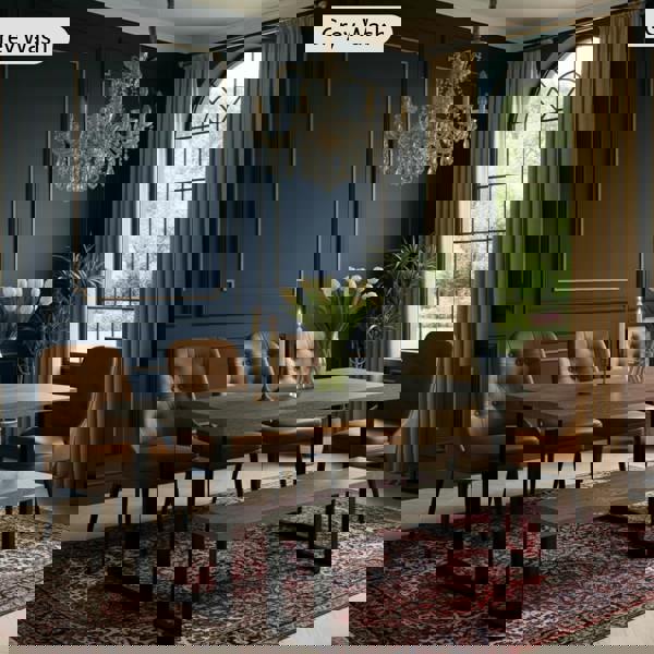 TRL Furniture Rustic Industrial Canadian Timber Dining Table