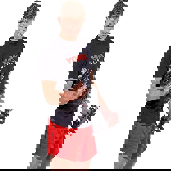 Bicep Curls with the York 20kg Cast Iron Dumbbell Weight Set