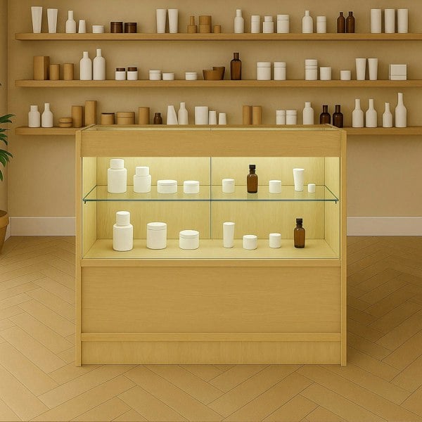 Monstershop LED Retail Shop Counter C900 - Maple