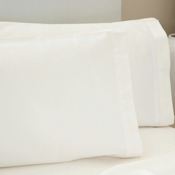 Belledorm 200 Thread Count Egyptian Cotton Housewife Pillowcases (Pair) - Ivory