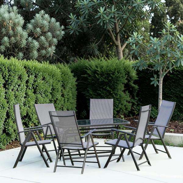 The Garden Marketplace Henley 6 Seater Garden Dining Set