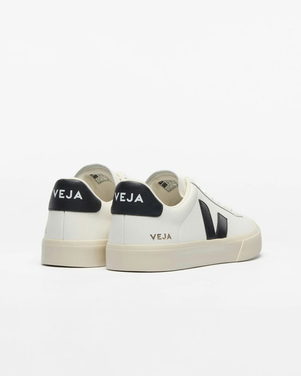 Veja Campo Leather Mens Trainers - White/Black