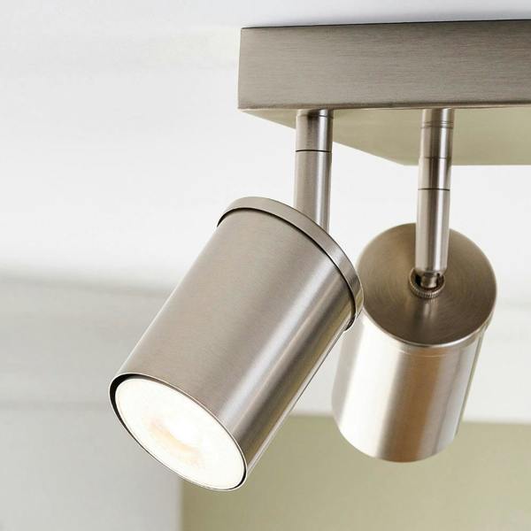 Pagazzi Lighting Talbot 4-Light Brushed Nickel Spot Plate