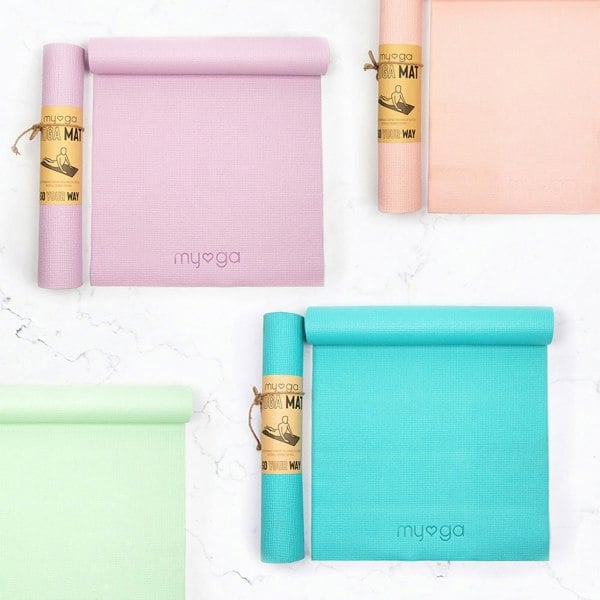 Myga Entry-Level Yoga Mats – Available in 12 Vibrant Colours