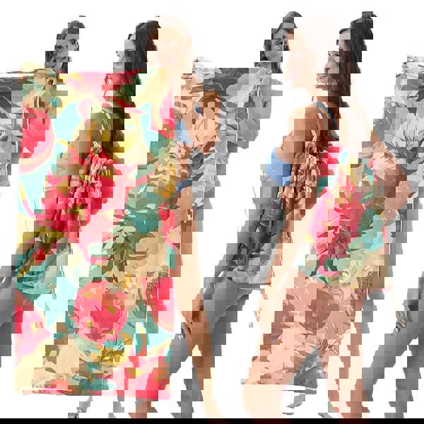 Leaper 2-in-1 Foldable Printed Bath Towel Backpack