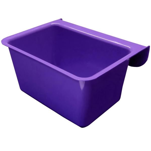 Ketoplastics Skip Feed Bucket Feeder Trough with Integrated Handles Small Skip S1-11L - Purple