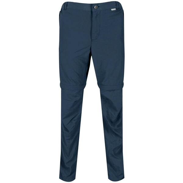 Regatta Mens Leesville II Zip Off Trousers - Moonlight Denim - 