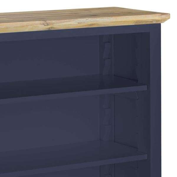 Statement Furniture Florence Bookcase Wooden Shelving Unit with Adjustable Shelves, Fully Assembled