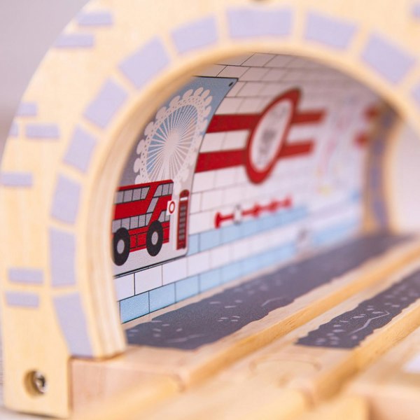 Bigjigs Rail Wooden Underground Station Train Set Accessory