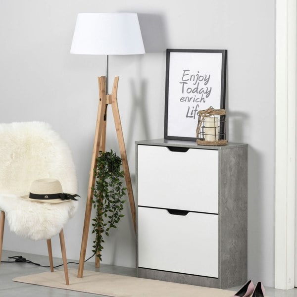 Flip-down Shoe Cabinet