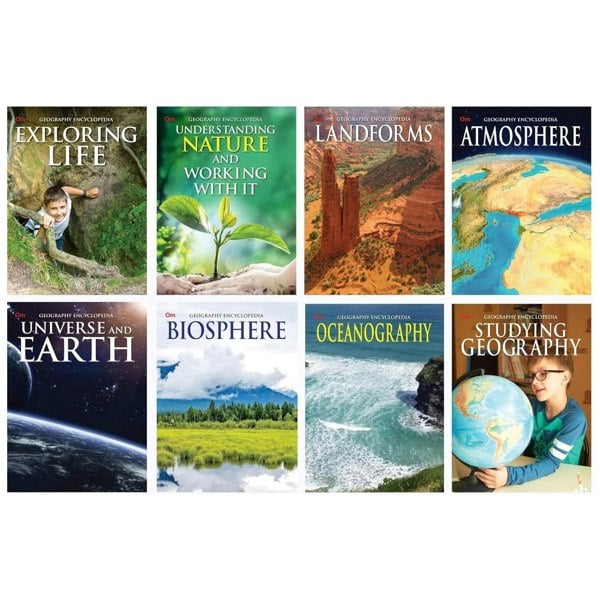 OM Books International Encyclopedia Of Geography 8 Books Collection Set