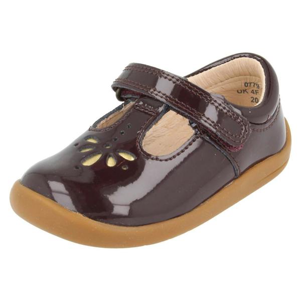 Start-rite Girls Startrite T-Bar Laser Detailed Shoes Puzzle
