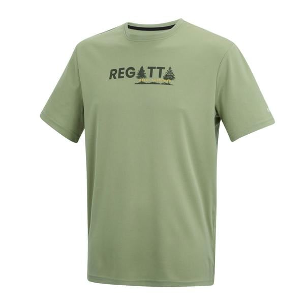 Regatta Mens Fingal Pine Tree T-Shirt - Sage Green - 