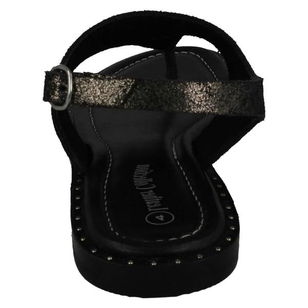 Leather Collection Ladies Leather Collection Toepost Sandals F00201