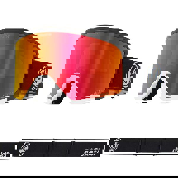 Dragon DX3 PLUS OTG - Nouveau Black with Lumalens Red Ionized & Lumalens Dark Smoke Lens