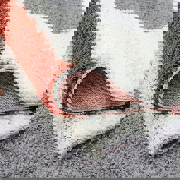 Geometric Design Thick Shaggy Area Rugs Terra