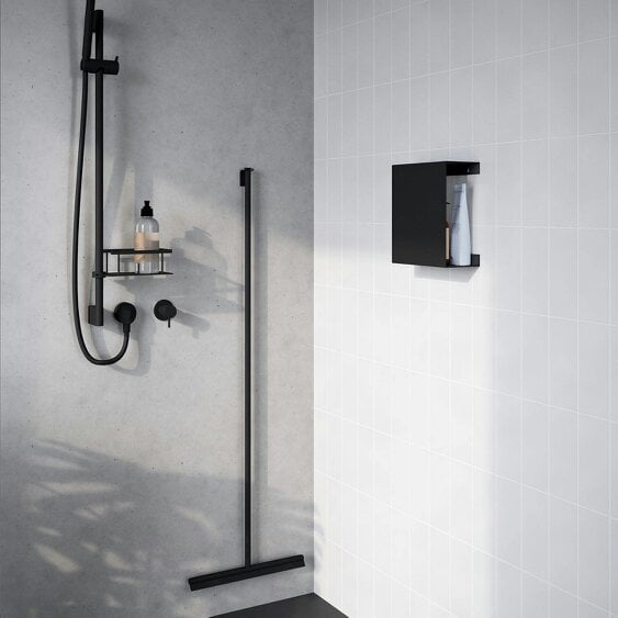 Smedbo Matt Black Aluminium Shelf for Showers or Bathrooms (210 x 260mm)