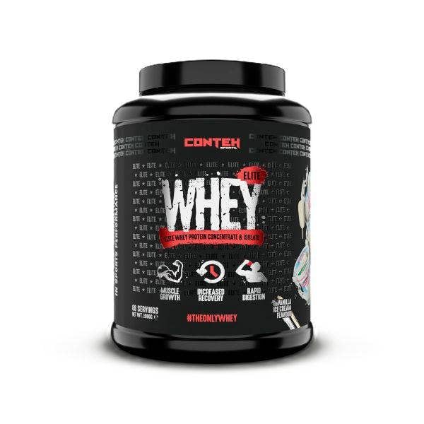 Conteh Sports Whey Elite, Vanilla Ice Cream - 1980g