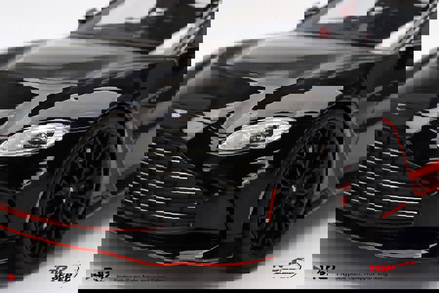 TSM Aston Martin V12 Vantage Jet Black 1:18 Scale TSM TS0452