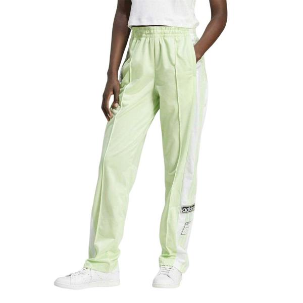 Adidas Womens/Ladies Adibreak Stripe Tracksuit Bottoms - Neon Lime - 