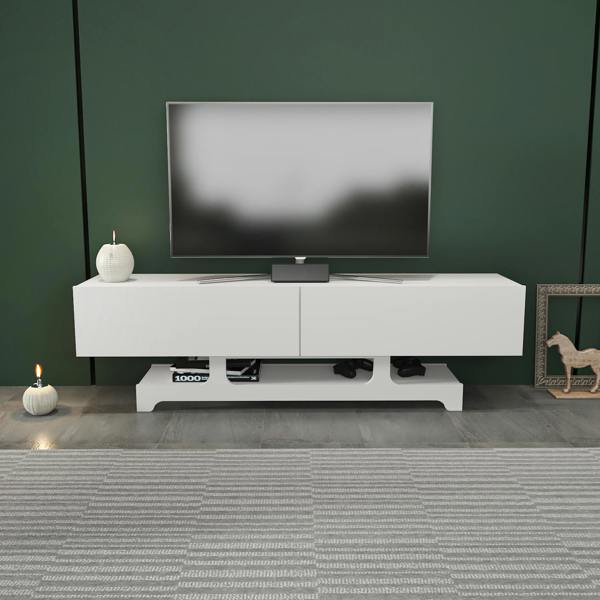Decorotika Tera Modern TV Stand TV Cabinet for TV's up to 72"