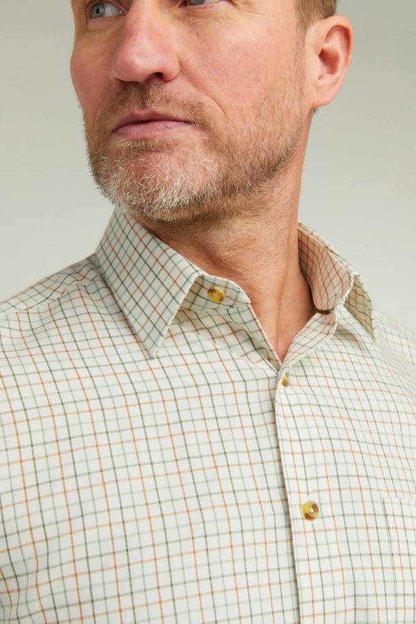 Green Tattersall Check Warm Handle Shirt