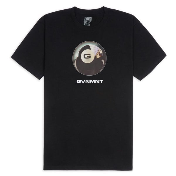 GVNMNT Clothing Co 8 Ball Tee - Black