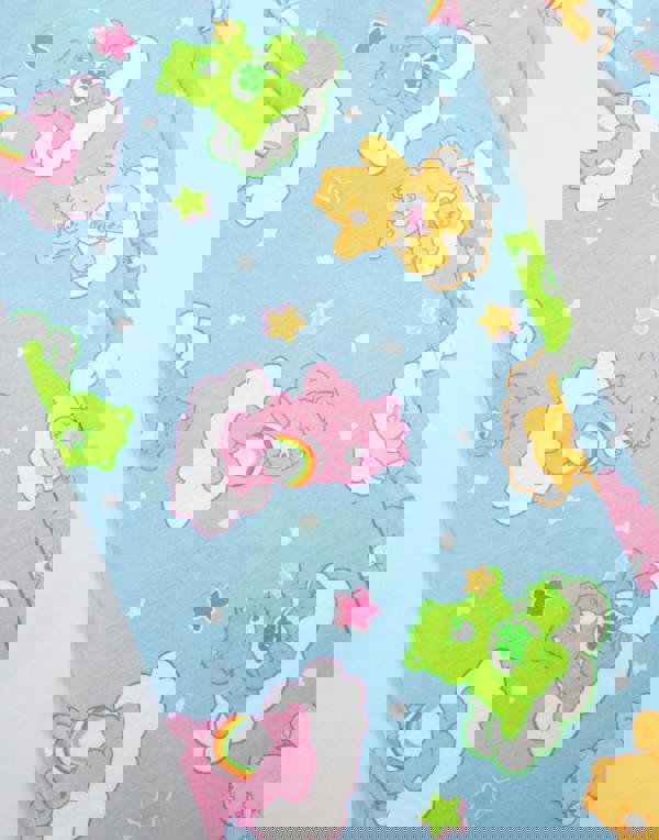 Care Bears Womens Pink Character Short Sleeve Long Leg Pyjama Set