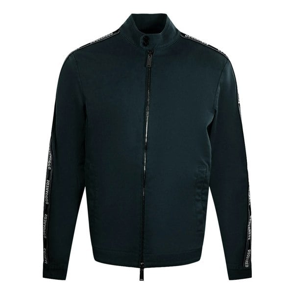 Dsquared2 Taped Sleeve Black Jacket
