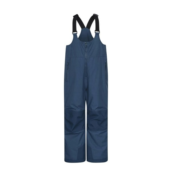 Mountain Warehouse Kids Falcon Extreme Waterproof Bib Front Snow Ski Trousers - Navy