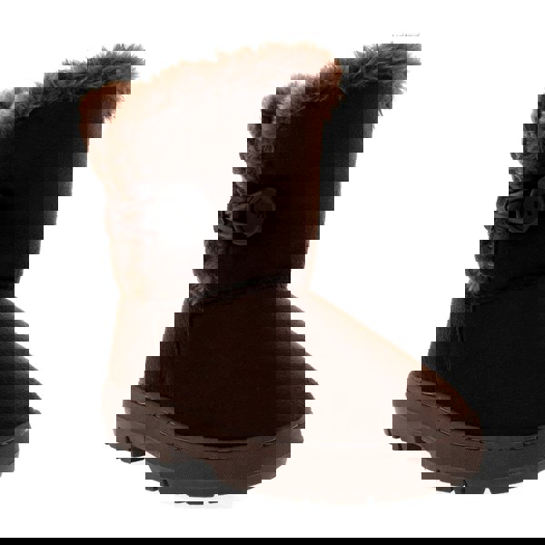 VIVA Button Winter Snow Rain Cosy Casual Warm Boots