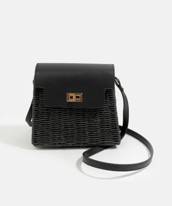 Pia Rossini Ollie - Petite Artisan Crossbody Bag - Black