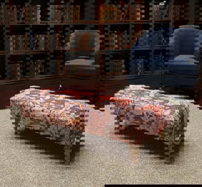 ISTOOLS Premium Pink Elephant Printed Footstool Pouffe Ottoman – Made to Measure