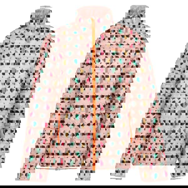 Regatta Womens/Ladies Orla Kiely Tiny Elm Baffled Padded Jacket - Pink - 